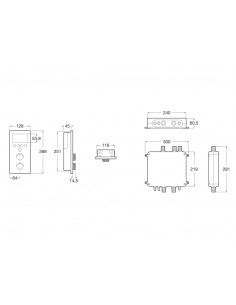 Panel Roca Smart Shower 3 Vias 2