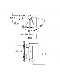 Grifería De Bañera Grohe... 2
