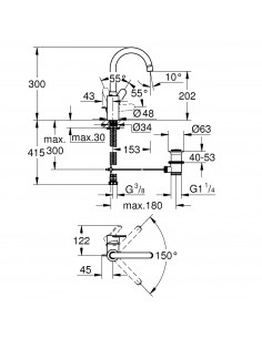 Grifería De Lavabo Grohe... 2