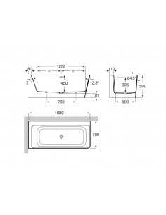 Bañera Exenta Stonex Roca... 2