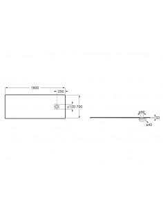 Plato Ducha Roca Terran 23... 2