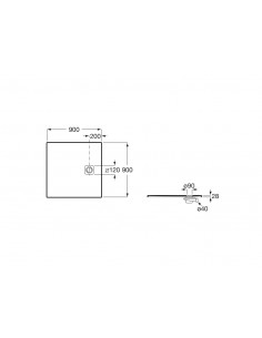 Plato Ducha Roca Terran 23... 2
