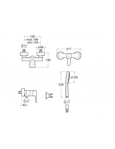 Grifería De Ducha Roca L20... 2
