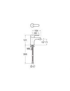 Grifería De Bidé Roca L20... 2