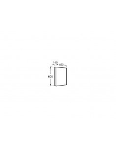 Armario-espejo Roca Mini Roble 2