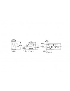 Taza Suspendida Roca Dama-n... 2