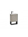 Mueble + Lavabo Roca Mini Pro Gris Cemento