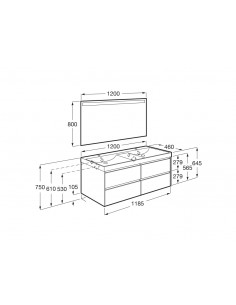 Pack Roca Ona 4 Cajones... 2