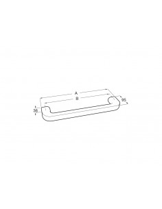 Roca Onda Toallero Lavabo 60 2