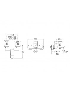 Grifería De Bañera Roca... 2