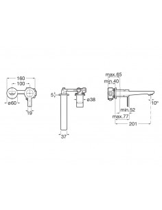 Grifería Empotrable Lav... 2