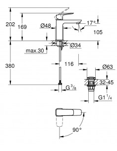 Grifería De Lavabo Grohe... 2