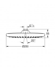 Rociador Grohe Tempesta 250... 2