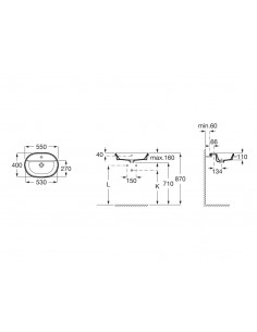 Lavabo De Encimera Roca The... 2