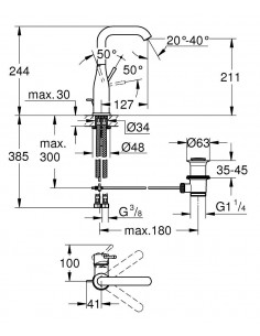 Grifería De Lavabo Grohe... 2