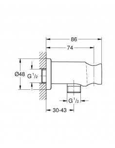 Codo Con Soporte Ducha... 2