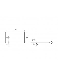 Plato Ducha Roca Cratos... 2