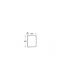 Espejo Roca Luna Frame 60 2