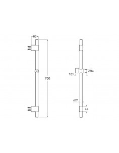 Barra De Ducha Roca Sensum... 2