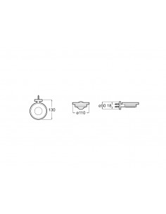 Roca Compas Cromo Jabonera... 2