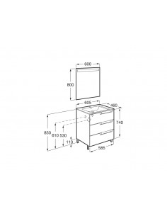 Pack Roca Aleyda 3 Cajones... 2