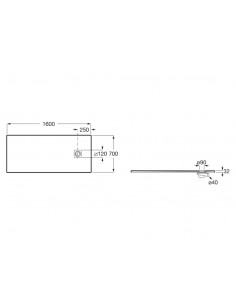 Plato Ducha Roca Terran Con... 2