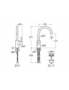 Grifería De Lavabo Roca Ona... 2