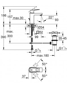 Grifería De Lavabo Grohe... 2