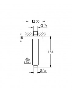 Bbrazo De Ducha Techo Grohe... 2