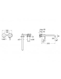 Grifería Empotrable Lav... 2
