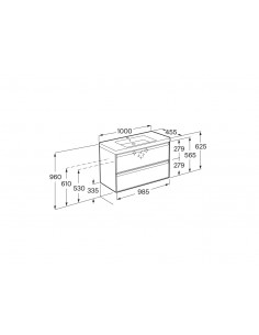 Mueble + Lavabo Roca Linea... 2
