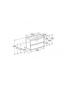 Mueble + Lavabo Roca Linea... 2
