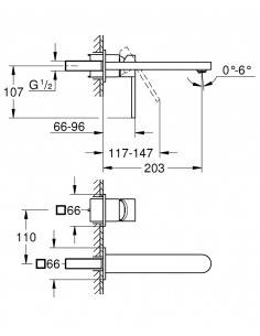 Grifería Empotrable Lav... 2