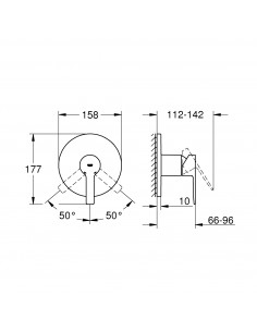 Grifería Empotrable 1v... 2