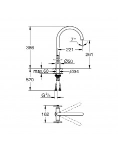 Grifería De Fregadero Grohe... 2