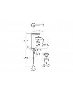 Grifería De Lavabo Roca Ona... 2