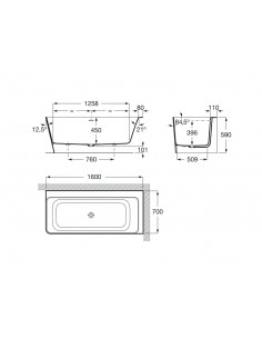 Bañera Exenta Stonex Roca... 2