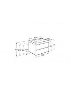 Mueble + Lavabo Roca Ona 2... 2